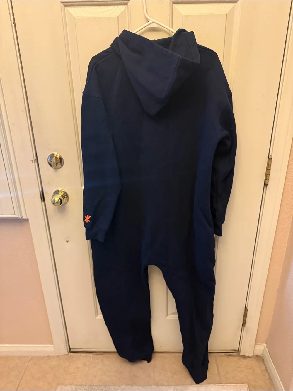 Chicago Bears Navy and Orange men’s One-Piece Hoodie - Picture 5 of 5